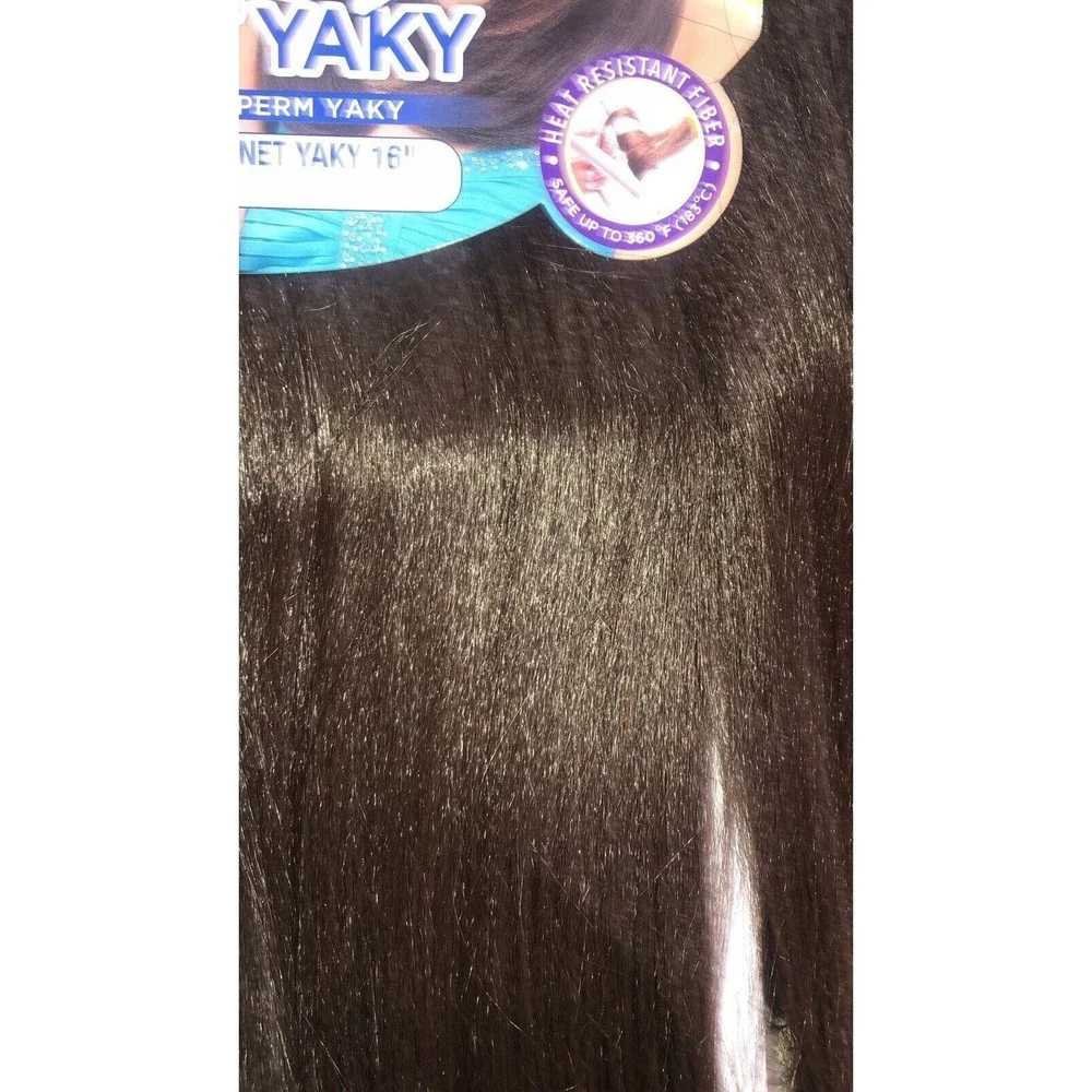 Janet Collection 2X Mambo Yaki 16” - Color 4 Chocolate Selfit Loop - 1 PACKS NEW - Picture 7 of 14
